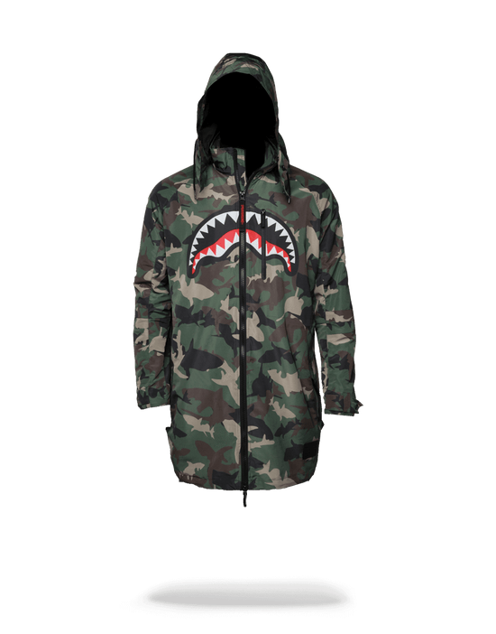 sprayground CAMO SHARK PARATROOPER JACKET
