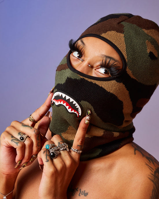 Sprayground CAMO SHARK SKI MASK
