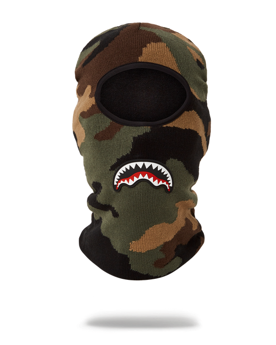 sprayground CAMO SHARK SKI MASK