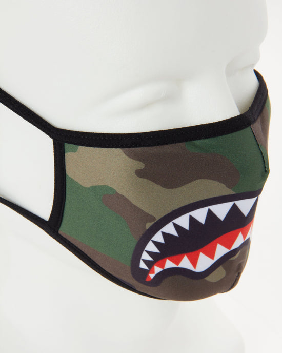 Sprayground CAMO SHARKMOUTH FORM-FITTING MASK