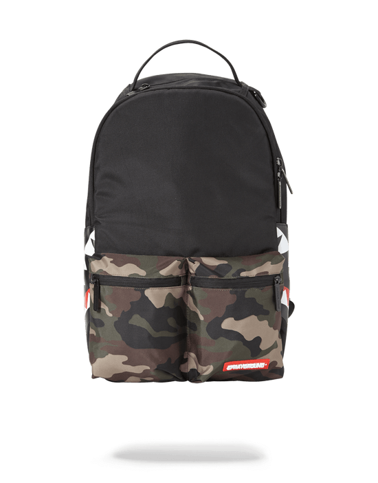 sprayground CAMO SIDE SHARK DOUBLE CARGO