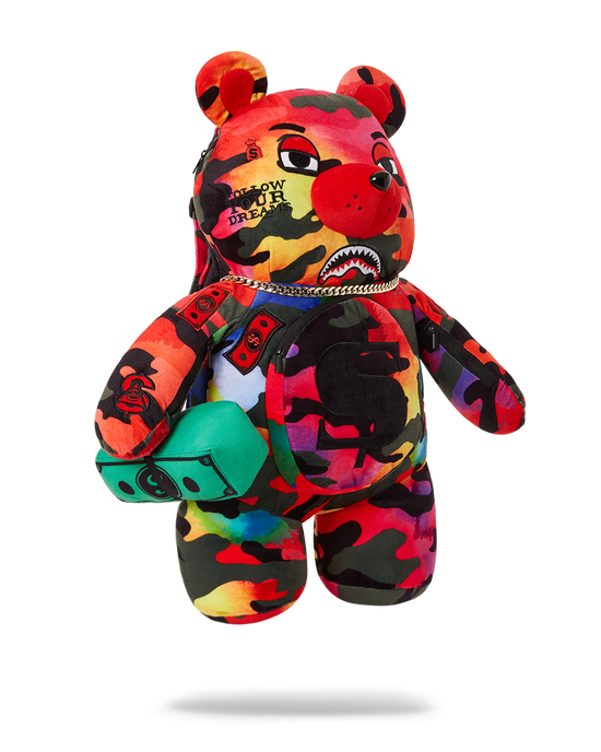 Sprayground CAMOBURST MONEYBEAR TEDDYBEAR BACKPACK