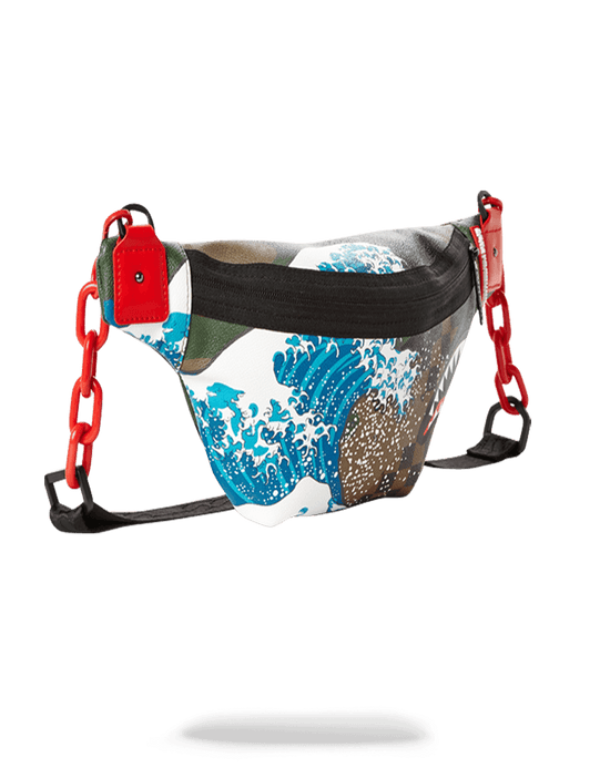 Sprayground CAMOKAWA WAVE SHARK CROSSBODY