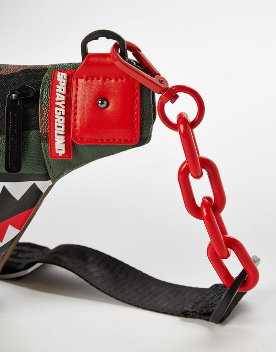 Sprayground CAMOKAWA WAVE SHARK CROSSBODY