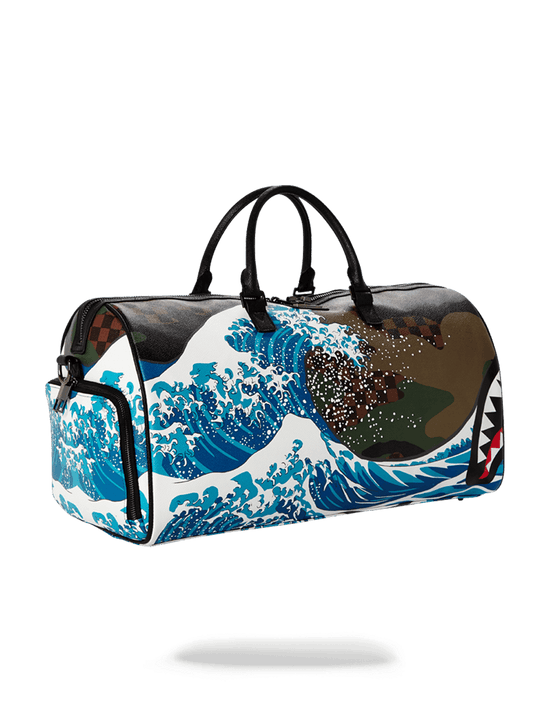 Sprayground CAMOKAWA WAVE SHARK DUFFLE
