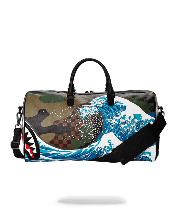 Sprayground CAMOKAWA WAVE SHARK DUFFLE