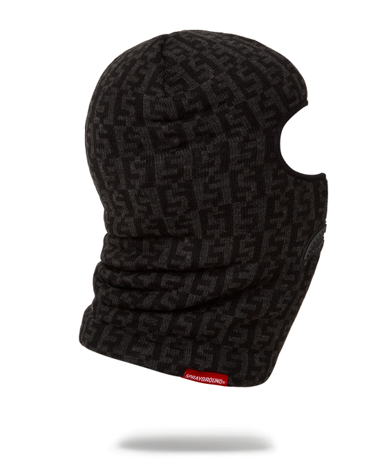 Sprayground CASHIN CHECKS SKI MASK (GRAY)