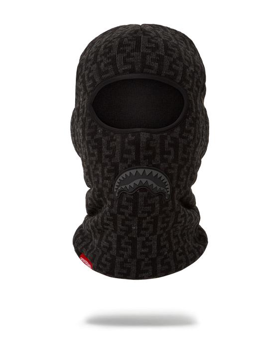 sprayground CASHIN CHECKS SKI MASK (GRAY)