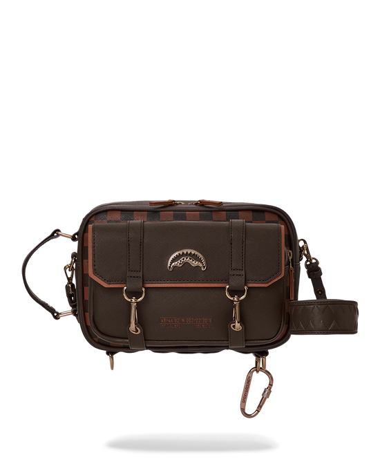 sprayground CHECKMATE ROYALE MESSENGER BRICK BAG
