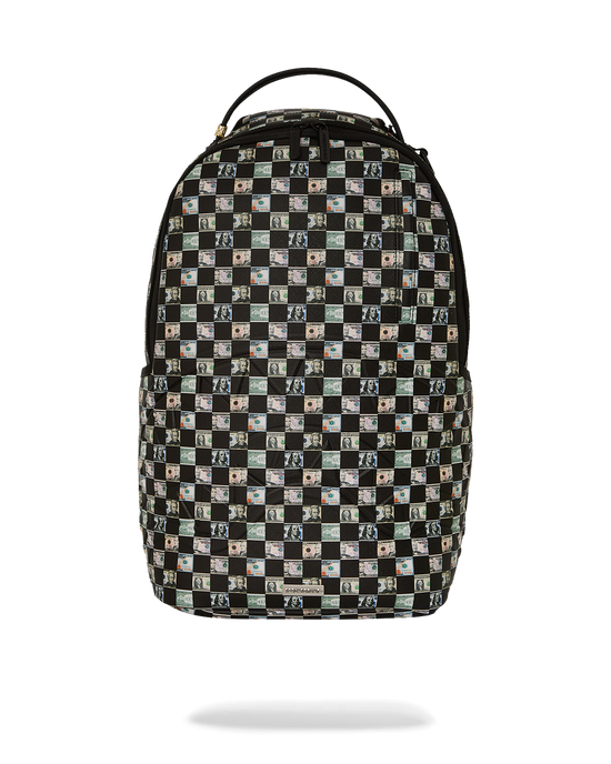 sprayground CHECKS CASHED DLX BACKPACK