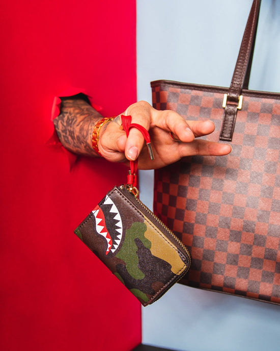 Sprayground CHECKS IN CAMOFLAUGE WALLET