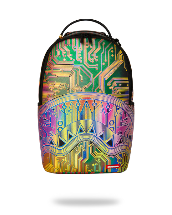 sprayground CIRCUIT BOARD MAGNETIC GRID BACKPACK