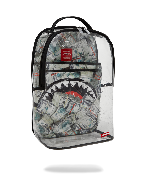 Sprayground CLEAR BACKPACK - MONEY CHOMP