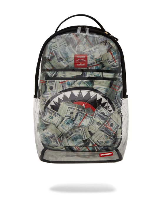 sprayground CLEAR BACKPACK - MONEY CHOMP
