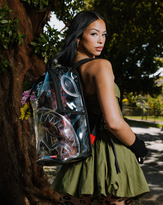Sprayground CLEAR BACKPACK - SHARKS IN PARIS BEAR