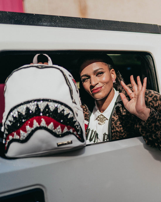 Sprayground CLEARCUT SAVAGE BACKPACK (WHITE)