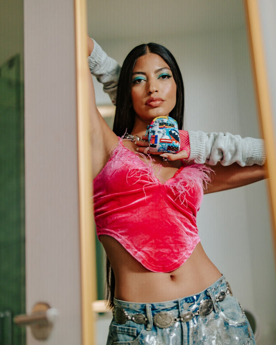 Sprayground COLLAGE OF RANDOM BACKPACK KEYCHAIN