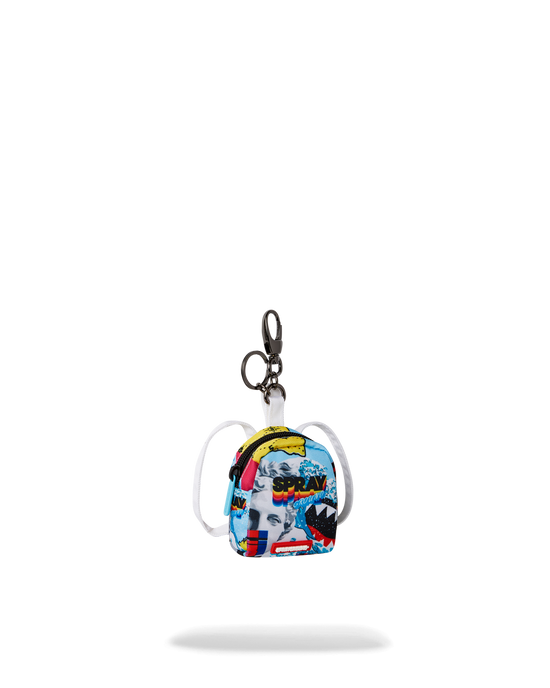 Sprayground COLLAGE OF RANDOM BACKPACK KEYCHAIN