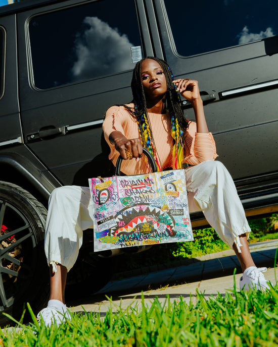 Sprayground CREATE ANOTHER DAY LAPTOP TABLET BAG