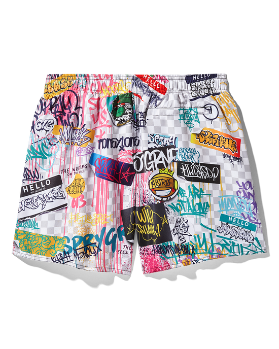 Sprayground CREATE ANOTHER DAY SWIM SHORTS