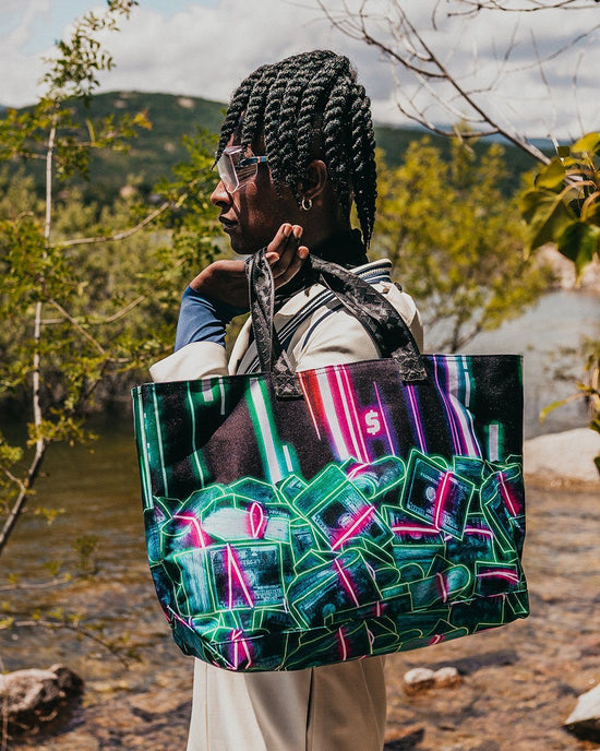 Sprayground 暗号通貨スタック (CRYPTO STACKS) TOTE