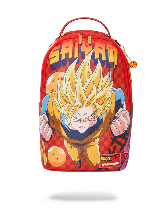 sprayground DBZ SUPER SAIYAN CHECK
