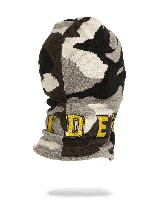 Sprayground DESTROY SKI MASK (GOLD CAMO)