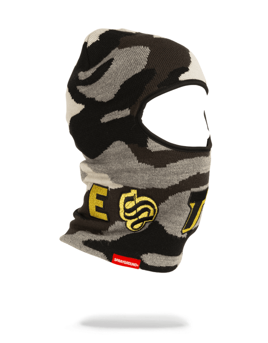 sprayground DESTROY SKI MASK (GOLD CAMO)