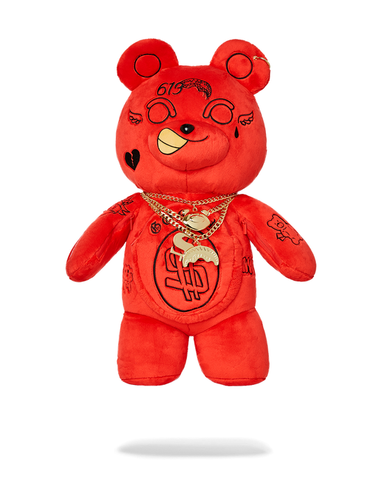sprayground DIABLO PLUSH TEDDYBEAR BACKPACK