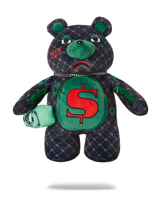 sprayground DINERO MONEYBEAR TEDDYBEAR BACKPACK