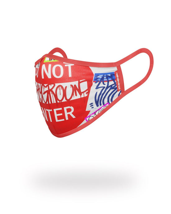 Sprayground DO NOT ENTER FORM-FITTING MASK