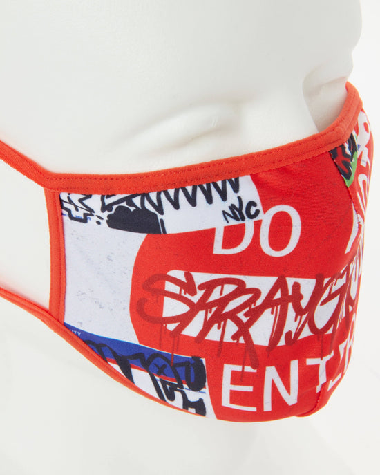 Sprayground DO NOT ENTER FORM-FITTING MASK