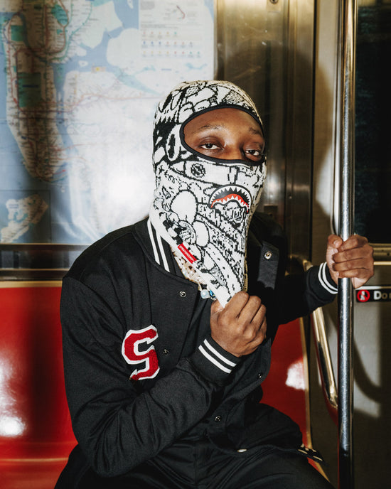 Sprayground DOODLE SHARK SKI MASK