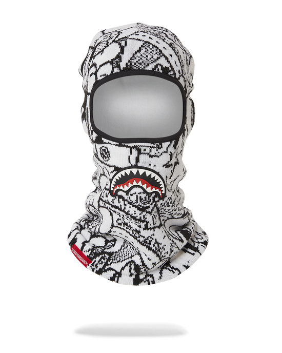 sprayground DOODLE SHARK SKI MASK