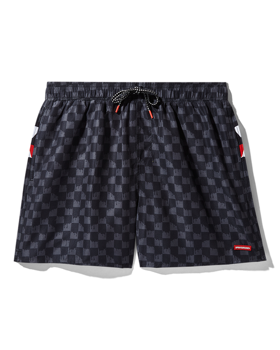 sprayground DRIP CHECK SWIM SHORTS