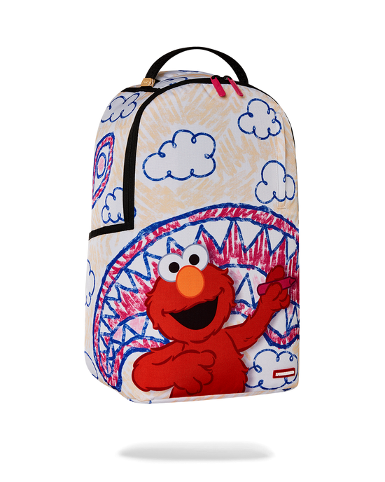 Sprayground ELMO'S WORLD SHARK SKETCH BACKPACK