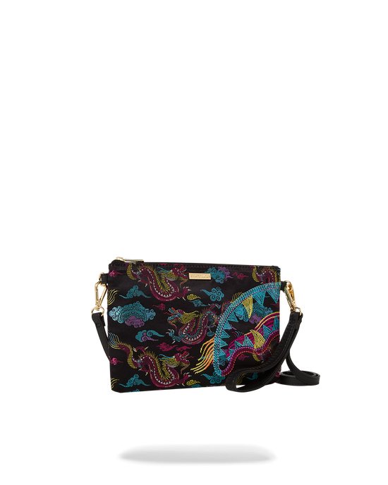 Sprayground EMBROIDERED DRAGONS CROSSOVER CLUTCH
