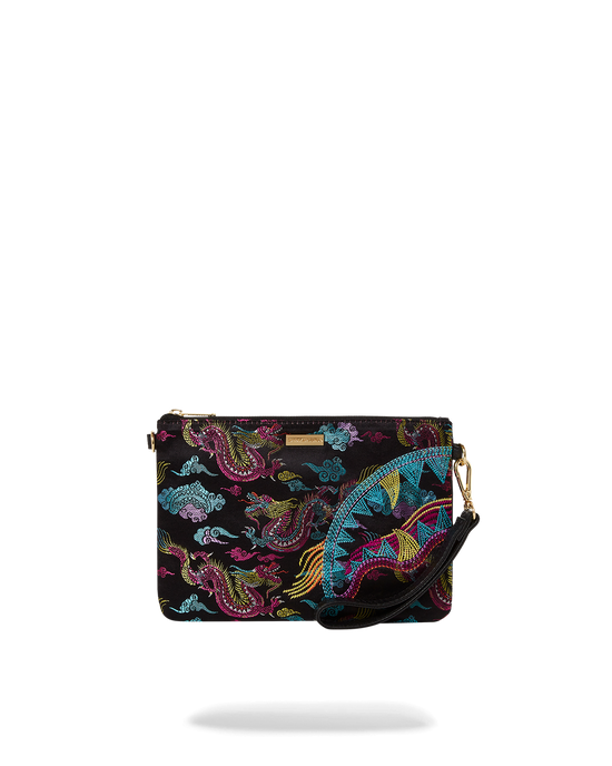 Sprayground EMBROIDERED DRAGONS CROSSOVER CLUTCH