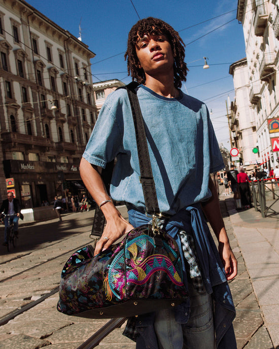 Sprayground EMBROIDERED DRAGONS DUFFLE