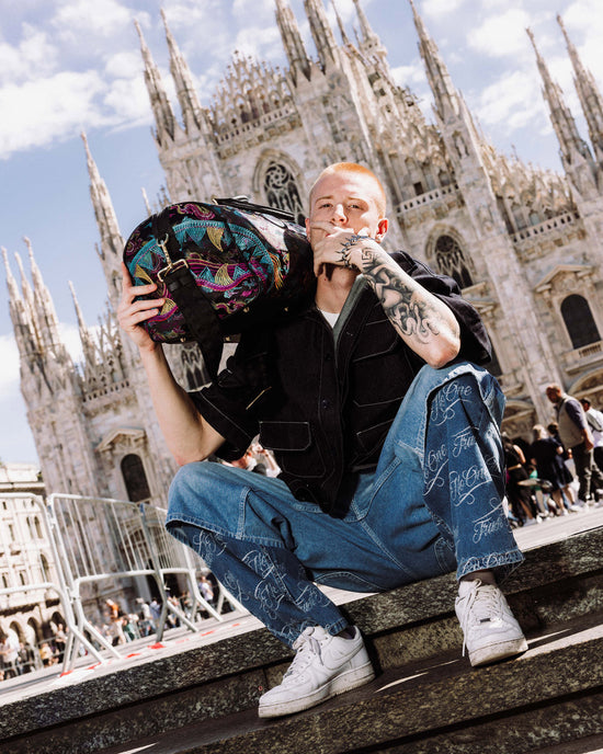 Sprayground EMBROIDERED DRAGONS DUFFLE