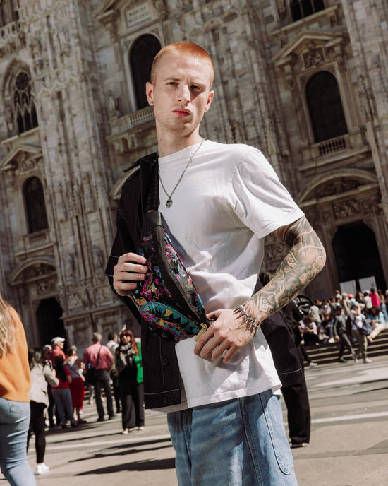 Sprayground EMBROIDERED DRAGONS SAVVY CROSSBODY