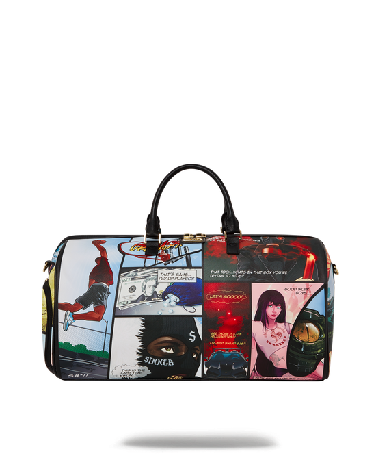 sprayground EVERYDAY'S A MOVIE DUFFLE