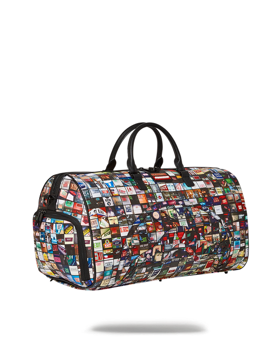 Sprayground EXIT ART COLLAB DUFFLE