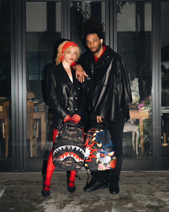 Sprayground FEEDING FRENZY SIDE BITE BACKPACK