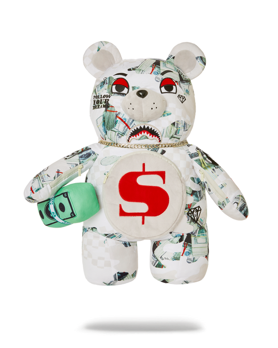 sprayground FEROCIOU$ MONEYBEAR TEDDYBEAR BACKPACK