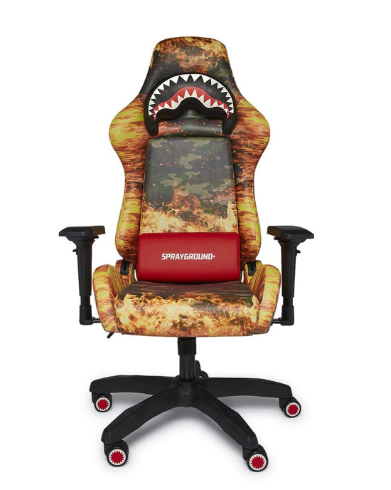 sprayground FIRE CAMO GAMING CHAIR - SUPER RARE