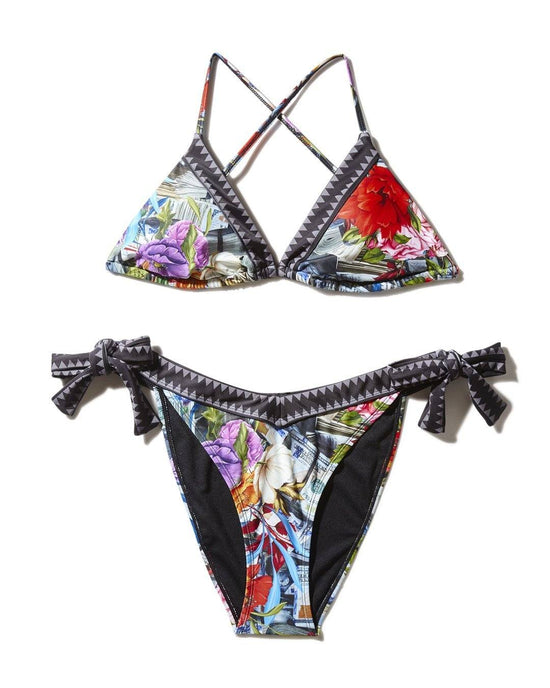 sprayground FLORAL MONEY BIKINI