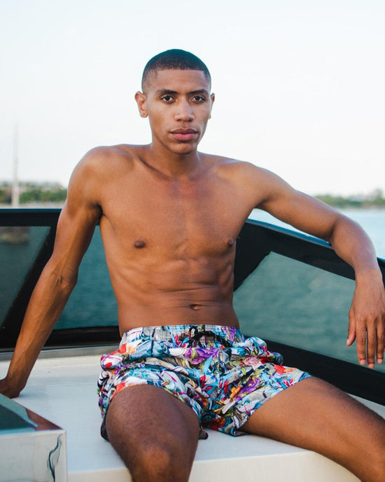 Sprayground FLORAL MONEY SHOTO SWIM TRUNKS