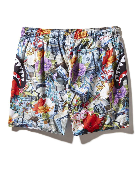 Sprayground FLORAL MONEY SHOTO SWIM TRUNKS