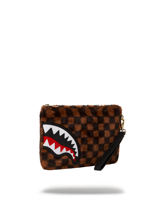 Sprayground FURRR SHARKS IN PARIS CROSSOVER CLUTCH
